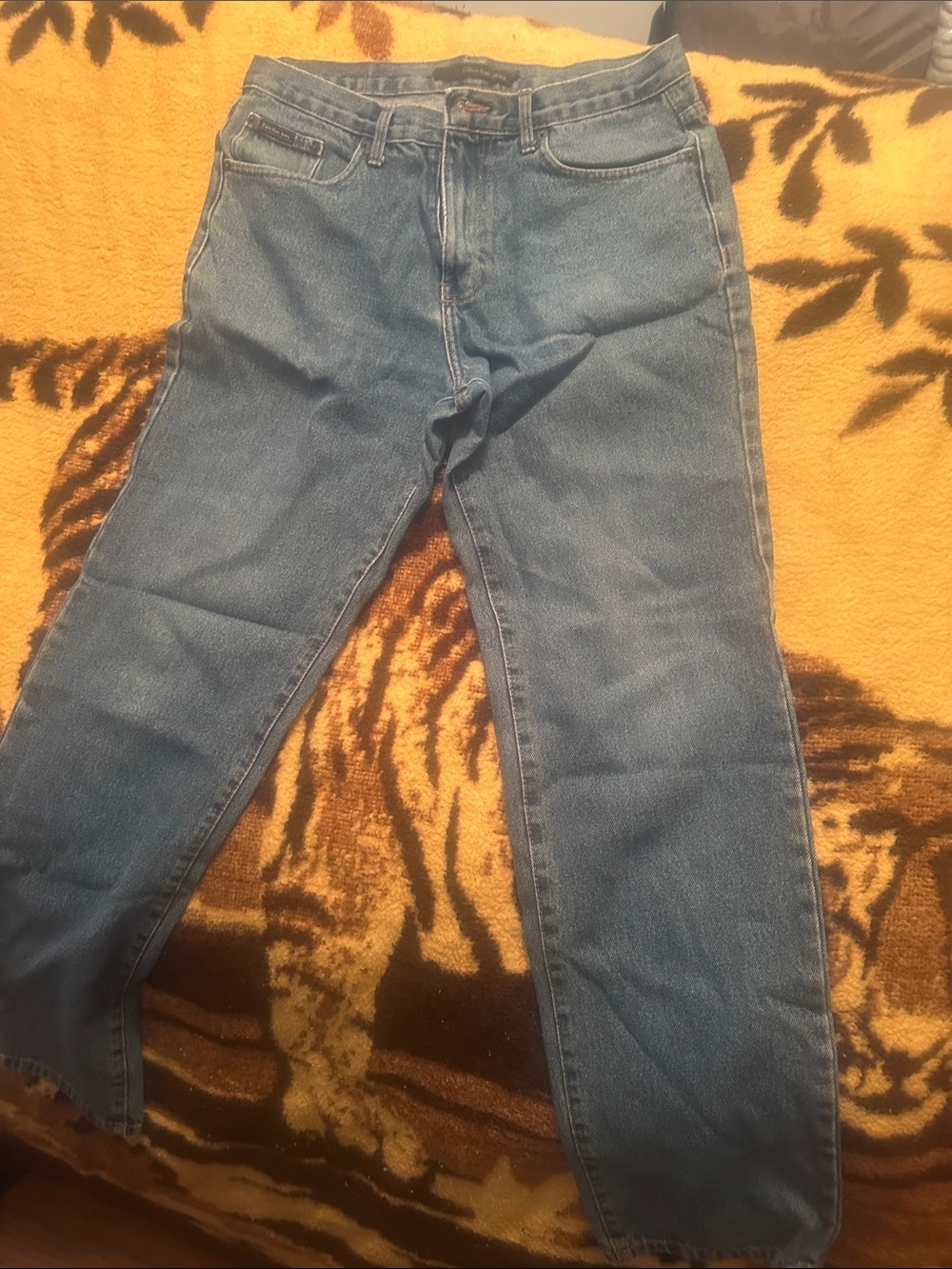 Calvin Klein Relaxed Fit Men's Blue Jeans